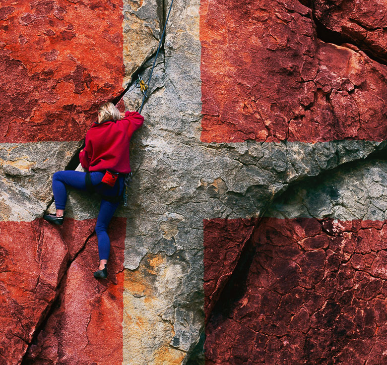 Danish Rock Climber